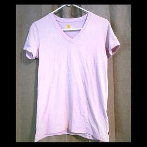 Pink short sleeve Carharrt T-shirt